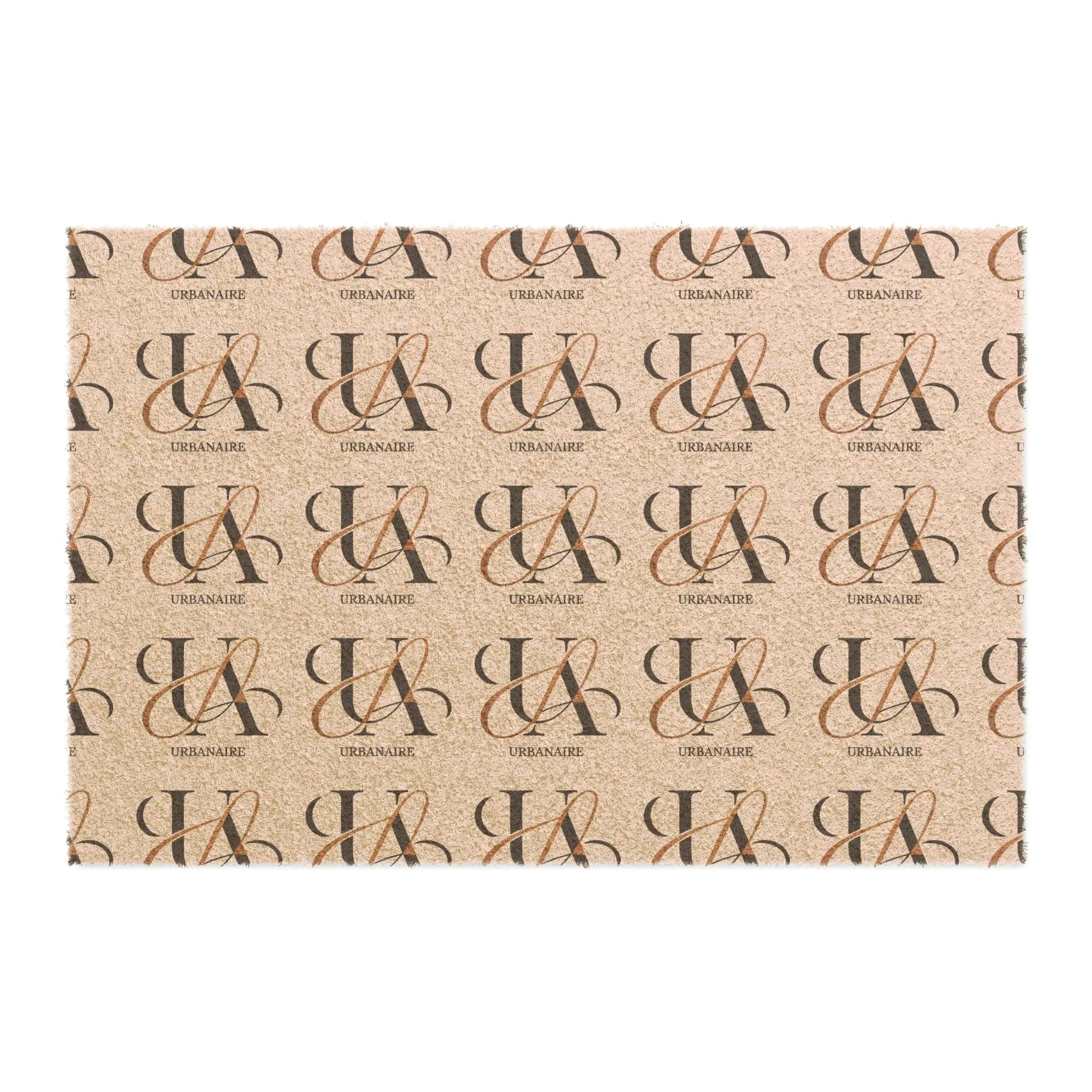 Elegant Initial Monogram Doormat, Personalized Home Decor, Entryway Welcome Mat, Housewarming Gift, Custom Door Mat