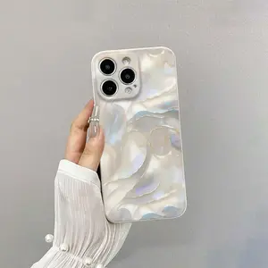 High-End Fashion TPU Shockproof Shell Case with Seashell Pattern, Compatible with iPhone 6/7/8/X/XS/XR/XS Max/11/12/13/14/15/16 Pro Max