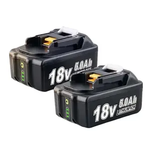 18V 5.0Ah Li-ion Replacement Battery for MAKITA BL1850B, MTL1810B, 18V LXT Series Home Improvement Power Tools (Drills, Grinders)