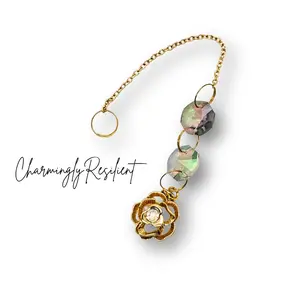 Charmingly Resilient Mini Suncatcher Golden Rose
