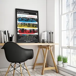 The Police Poster | Synchronicity Poster | Album Poster Prints | Rock Music Posters | Wall Decor Posters | Large Poster Prints Decoration Gift