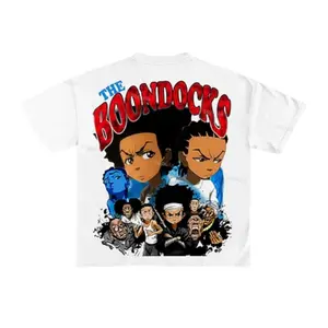 The Boondocks Themed Print Graphic Cotton T-shirt