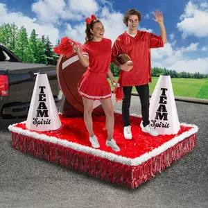 Red Team Spirit Parade Float Decorating Kit - 11 Pc.