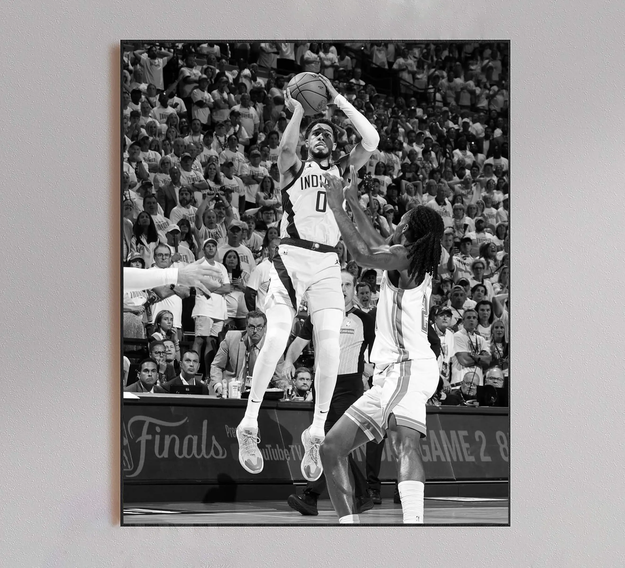 Tyrese Haliburton OKC Game Winner Poster