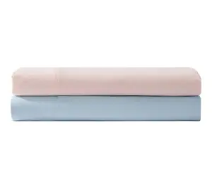 Laura Ashley Satin Bliss Blue Twin Sheet Set