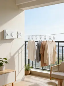 Retractable Clothesline Square Design Space Sav