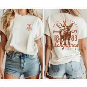 Custom University Graphic Mascot Overlay All Team 2 Side SAND COLOR T-shirt, Vintage Graphic Tee, Sport Fan Gift Shirt, Men's Oversized Athletic T-shirt, College T-shirt, Men's Regular Fit Graphic T-shirt, Footbal T-shirt