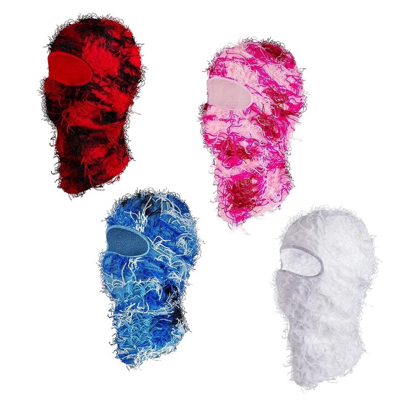 JointlyCreating Distressed Windproof Balaclava Ski Mask for Men and Women - Knitted Full Face Mask Cold Weather Head Cover Winter Breathable Elastic JointlyCreating Distressed Windproof Balaclava Ski Mask for Men and Women - Knitted Full Face Mask Cold Weather Head Cover Winter Breathable Elastic