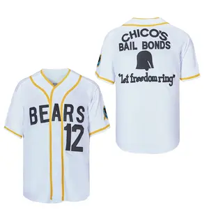 Bad News Bears #12 Tanner Boyle Movie 1976 Chico's Bail Bonds Baseball Jersey
