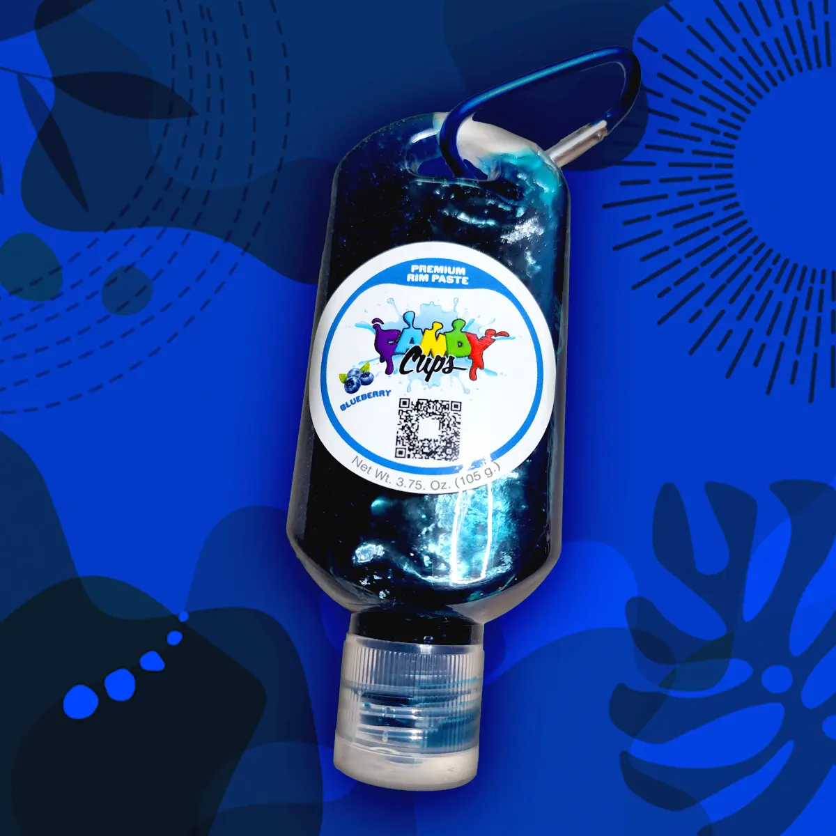 Candy Cups Premium Flavored Squeeze Bottle Blueberry 3.75 oz