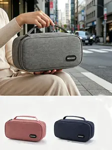 Portable Insulated Lunch Box for Office Moms, Mini Ice Pack Cooler Bag, Breastmilk Storage & Keeps Fresh, Essential Baby Care Accessory, Compact Size