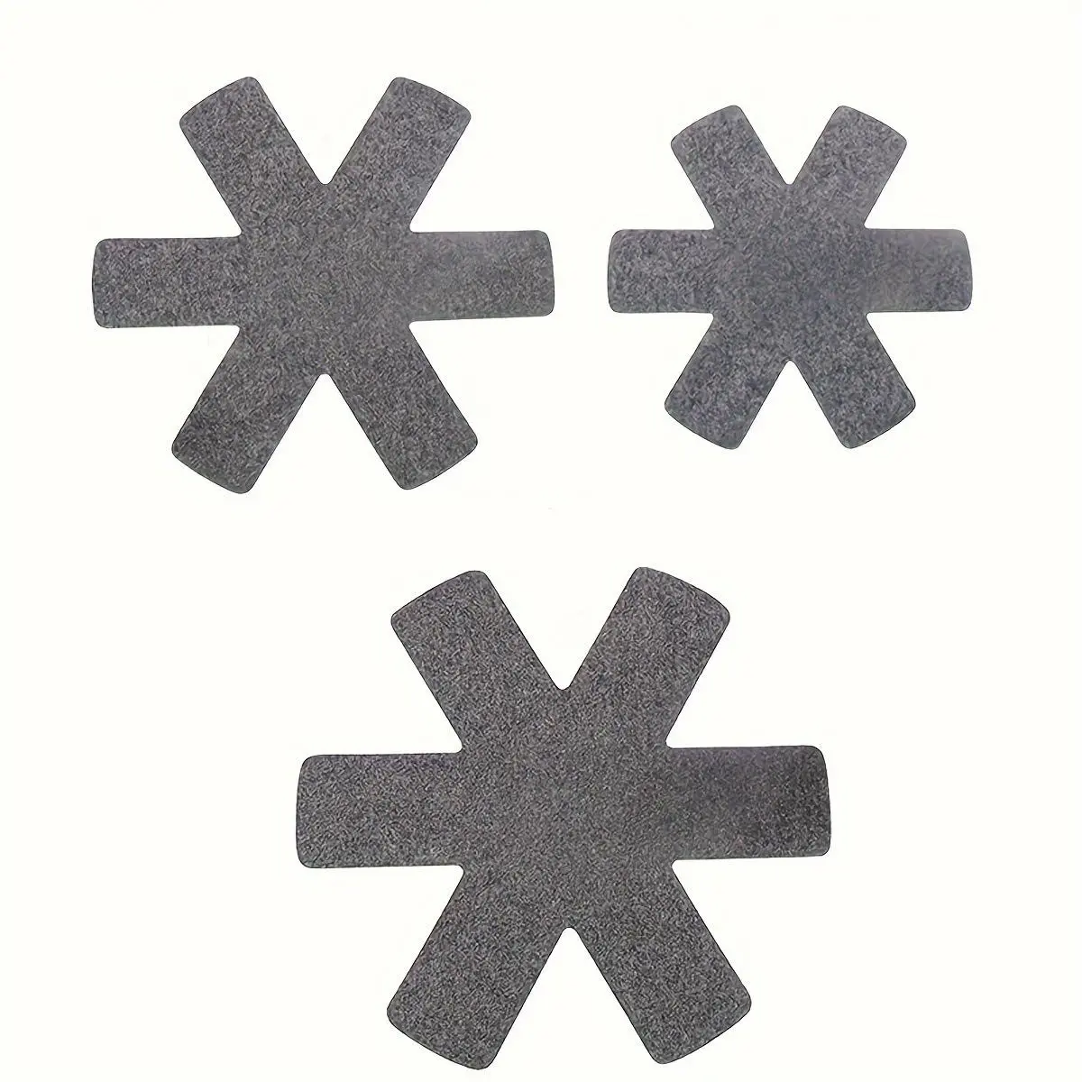 Felt Cross Shaped Placemat, 3 Counts/set Heat Resistant Placemat, Kitchen Tool Separator Pad, Tableware Accessories for Home Kitchen