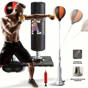 Adjustable Height Sandbag - Spring Base Home Fitness, Battery-Free - Includes Air Pump and Tools, Helping You Relax and Reflect on Your Training