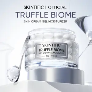 [SKINTIFIC] Truffle Biome Skin Cream Gel Moisturizer, Gel & Bubble Layers with White Truffle, Ceramide & Probiotic Complex, Calms Sensitive Skin, Reduces Redness, Strengthens Skin Barrier
