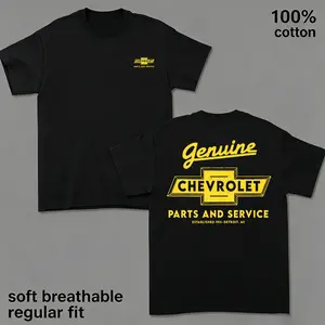 Men’s Vintage Garage Graphic T-Shirt,Retro Mechanic Shop Streetwear Shirt, Classic Auto Service Inspired Graphic Top, Soft Breathable Casual Workwear Tee for Truck Lovers, Car Enthusiasts, Mechanics and American Garage Style Fans
