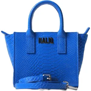 Haliq Royal Blue Crossbody Tote