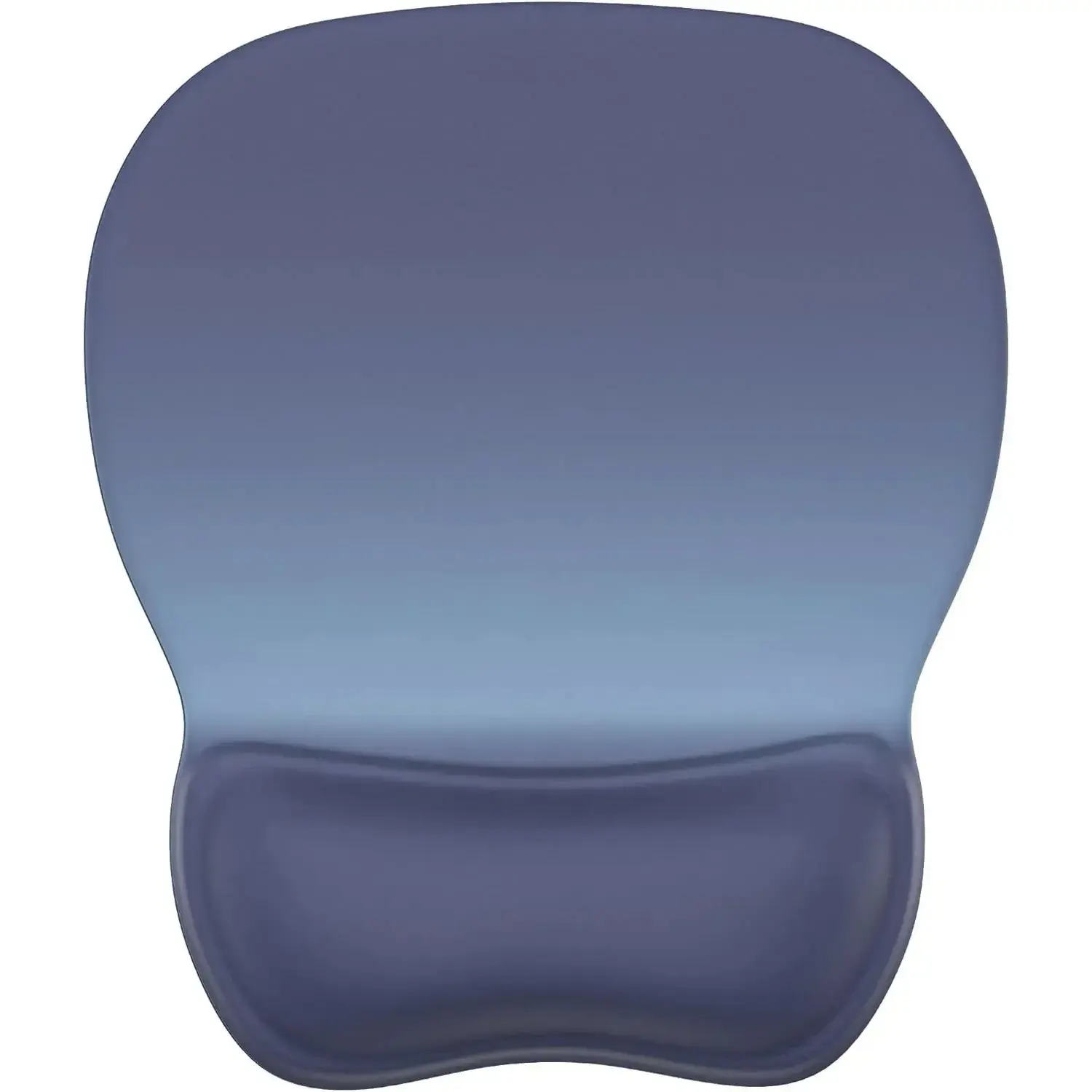 Ergonomic Gel Mouse Pad - Rectangular Fabric Pad with PU Base for Non-Slip, Lycra Surface for Smooth Glide, 9.5"x8.1"x0.8" High Elasticity Cushion for Wrist Relief, Office & Gaming Desk Accessory