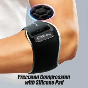 1PCS Tennis Elbow Brace – Adjustable Forearm Support Band with Removable Pad for Workout Running Sports Daily Use