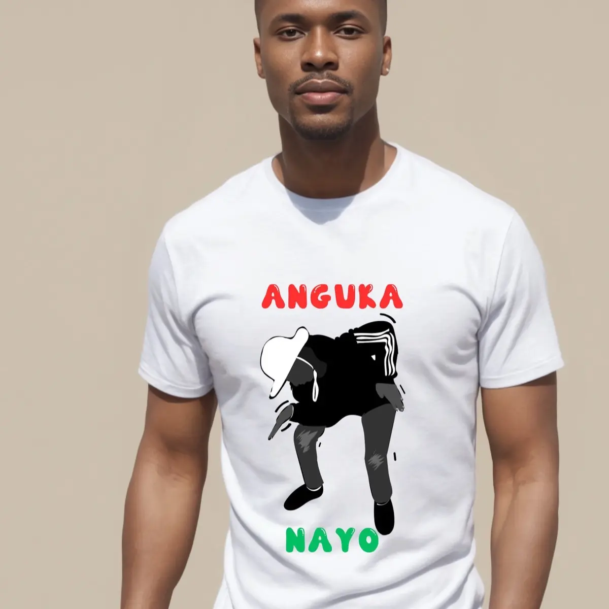 Anguka Nayo Kenya humor shirt,Gen Z protests in Kenya, in Kenya flag colors Casual Cotton