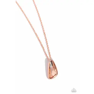 Envious Extravagance - Copper Gem Short Necklace - Paparazzi