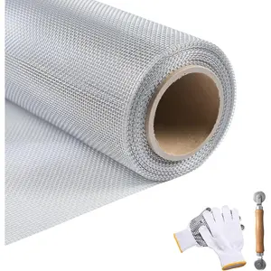 36in x 200in Stainless Steel Window Screen Mesh Roll - Rust-Resistant DIY Replacement for Windows & Doors, Silver
