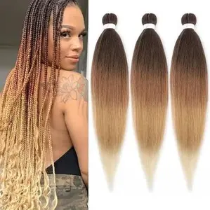 Pre-Stretched Braiding Hair 3-Pack 52" Ombre #1B/27