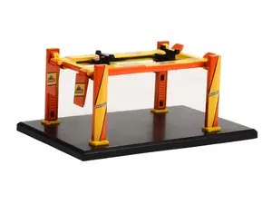 Auto Body Shop "Four-Post Lifts" Series 4 (Armor All) 1:64 Scale Model Accessories - Greenlight 16150A