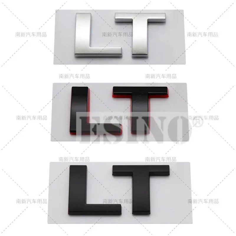 Car Styling LT 3D ABS Badge Body Adhesive Emblem Sticker Decal  for Chevrolet Silverado Suburban Tahoe Offroad 4X4