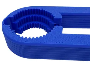 Intulon 3D-Printed V7 Water Bottle Opener for Seniors Ergonomic Design Weak Hands Arthritis Friendly Twist Cap Remover Kitchen Gadget Handy Lightweight Utensil