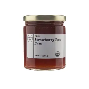 Organic Strawberry Pear Jam Natural Dairy Free