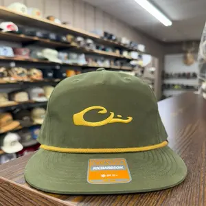 Drake Logo Rope Hat - Loden/Gold
