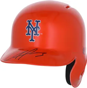 Francisco Alvarez New York Mets Autographed Alternate Chrome Rawlings Mini Batting Helmet - Fanatics Exclusive - Fanatics Authentic Certified