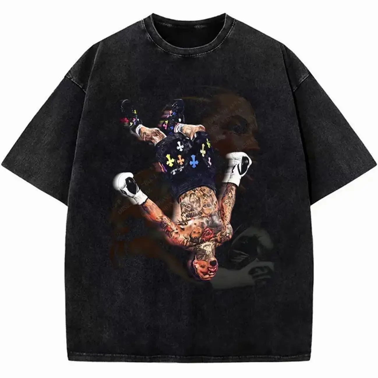 Gervonta Tank Davis Flip T-Shirt Tank Davis Boxing World Champion Custom Graphic Tee PV7