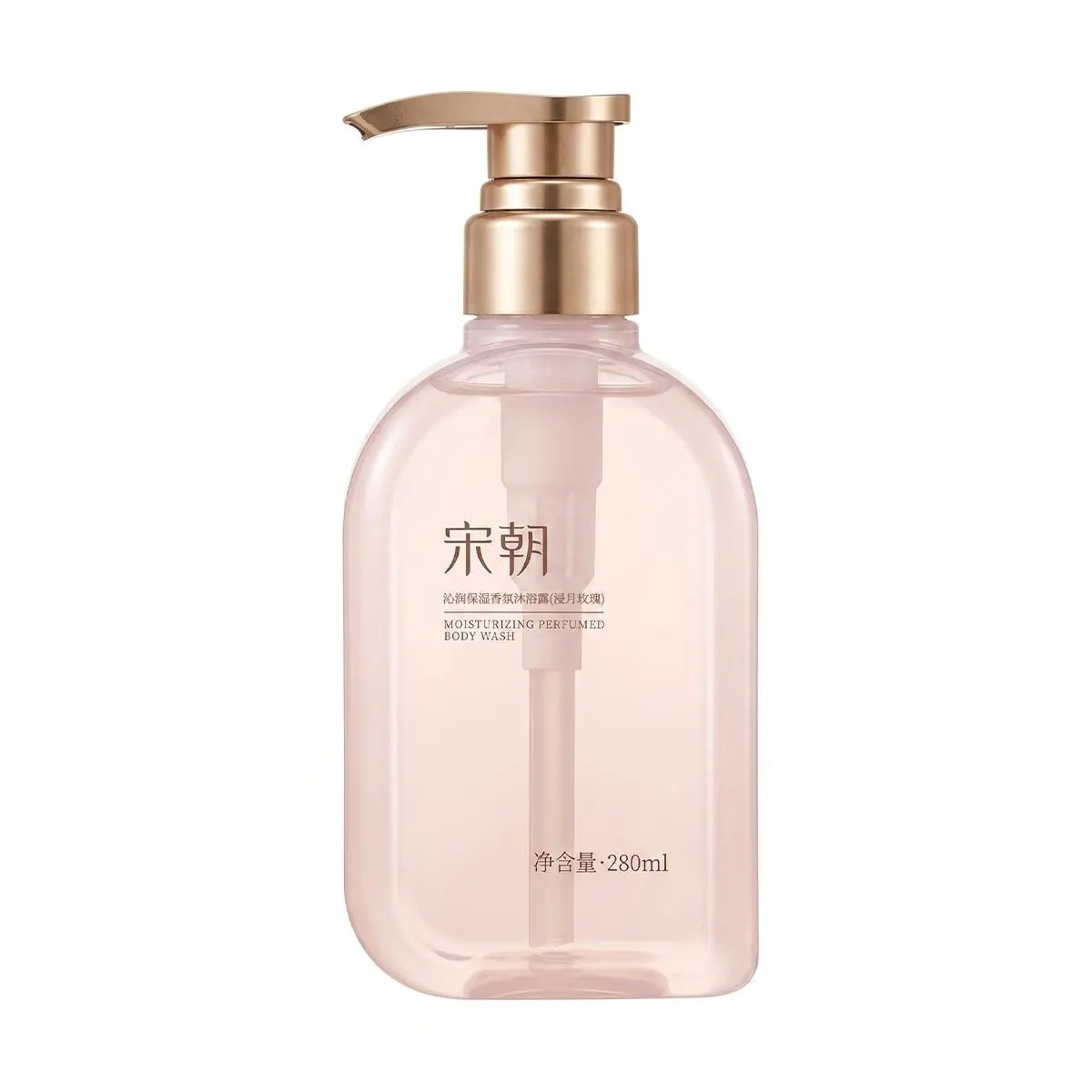 SONG CHAO Scented Floral Moonlit Rose Shower Gel - Body Care Moisturizer, Long-Lasting Aroma, Softening, Hydrating, 280ml, Gentle, Smooth, Hydration Boost, Smelling Good
