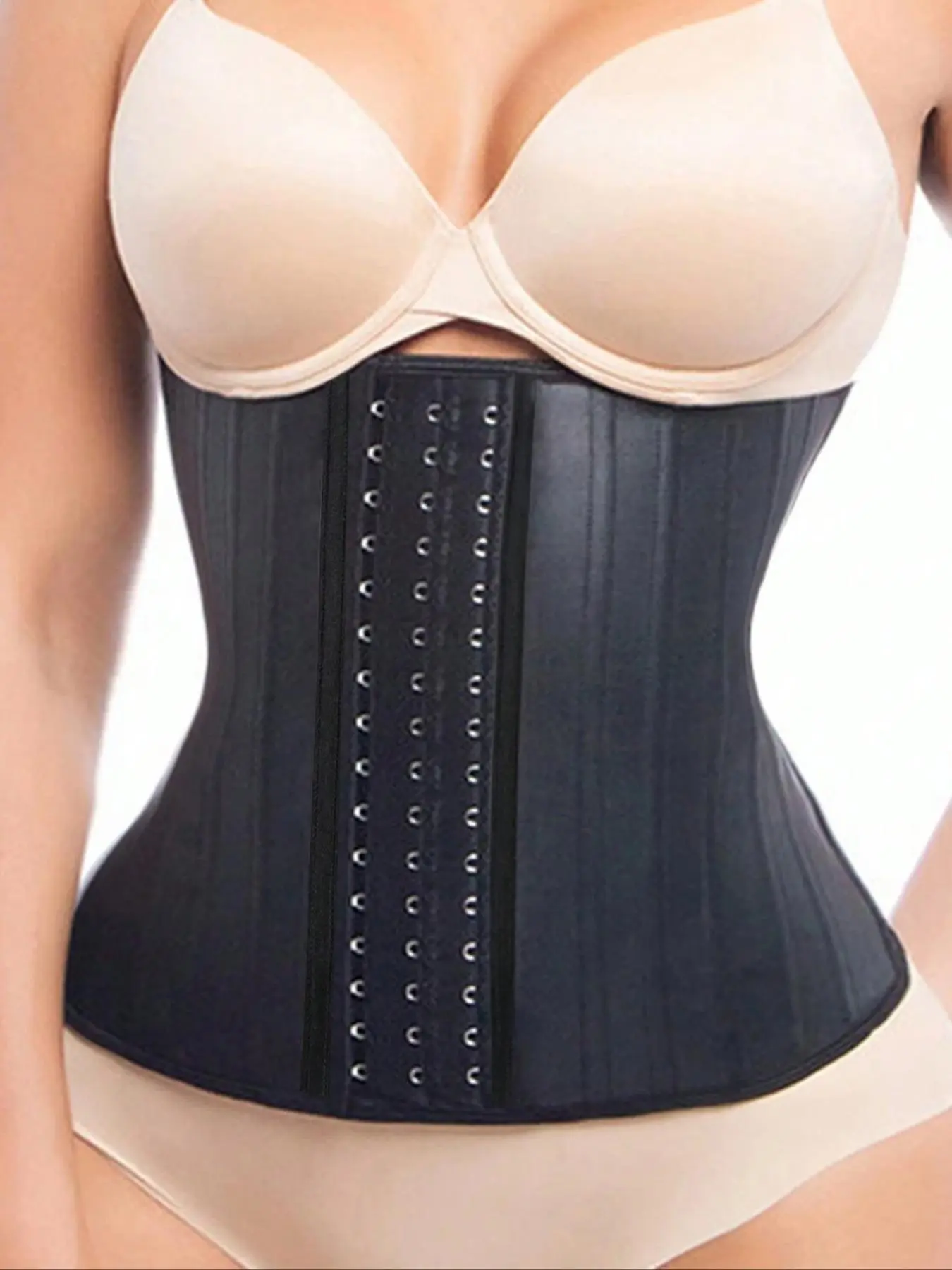 Women's Solid Color 4d High Elasticity Latex Waist Trainer, Compression Waist Corset, Breathable Tummy Control Shaper, Waist Cincher Shapewear, Underwear for Daily Shaping, Postpartum Recovery, Sports Fitness, Yoga, Womenswear