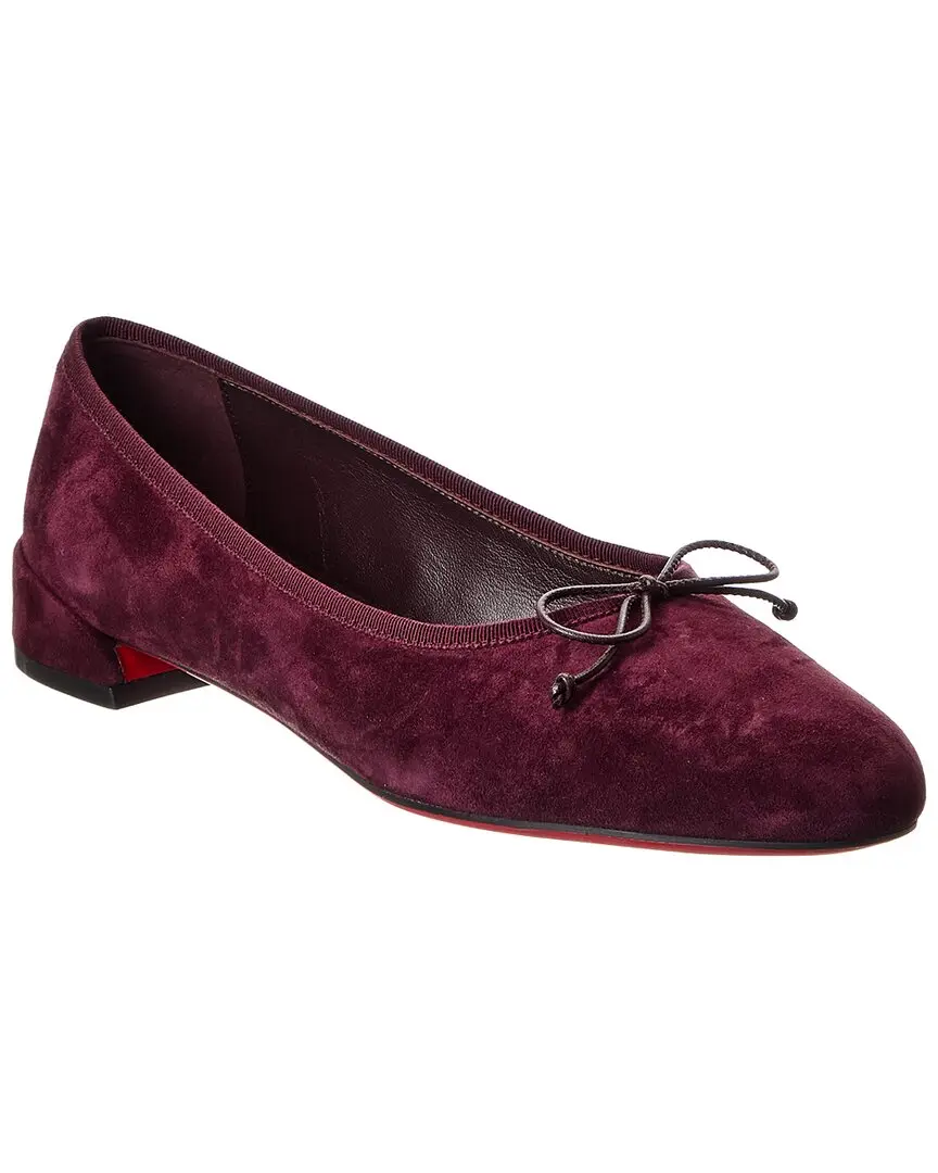 Christian Louboutin Sweetie Jane Suede Flat