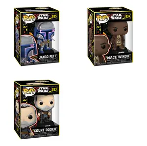 Star Wars Funko Pop! Collection – Jango Fett / Mace Windu / Count Dooku