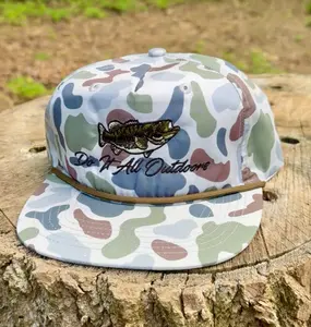 Old School Camo - Rope Hat - Kicker Fish