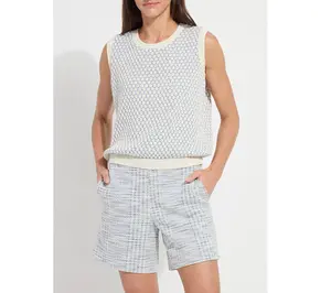 Lysse New York Claire Textured Mesh Sweater Shell