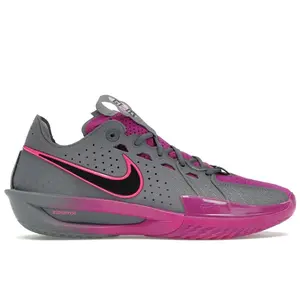 Nike Men's Air Zoom GT Cut 3 Smoke Grey Hot Fuchsia Basketball Shoes, from StockX