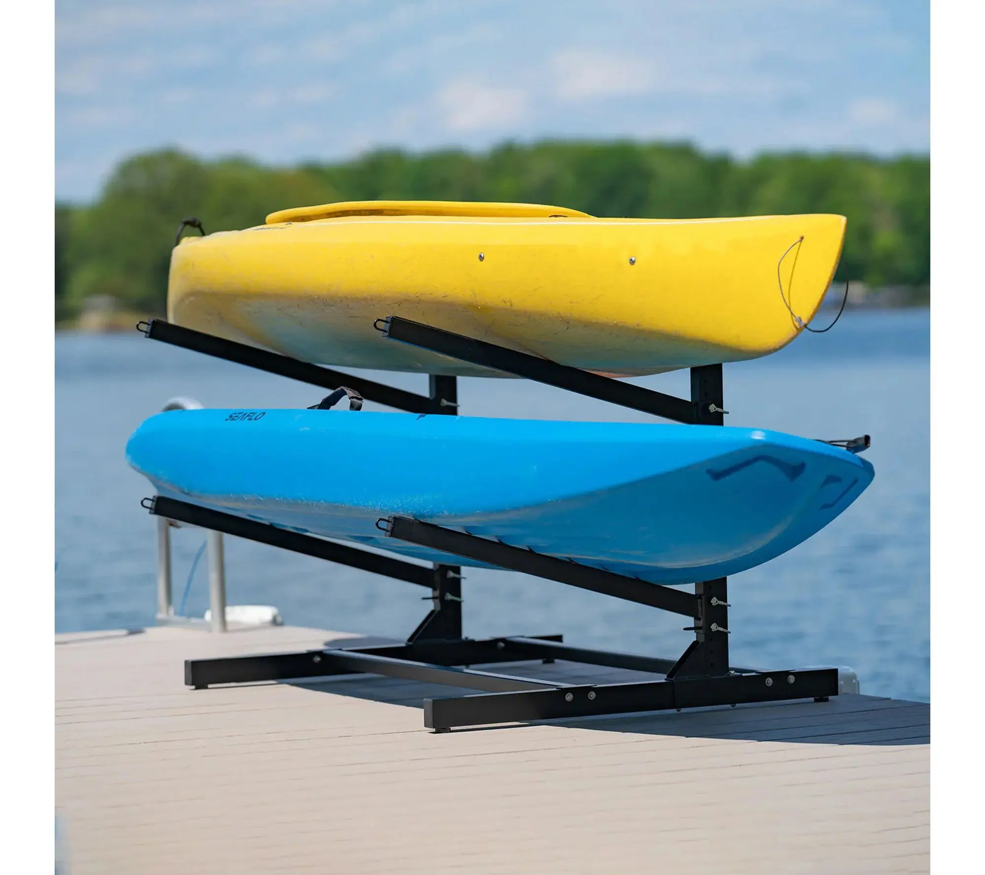StoreYour G-Watersport 2 Level Kayak Storage Rak - Black
