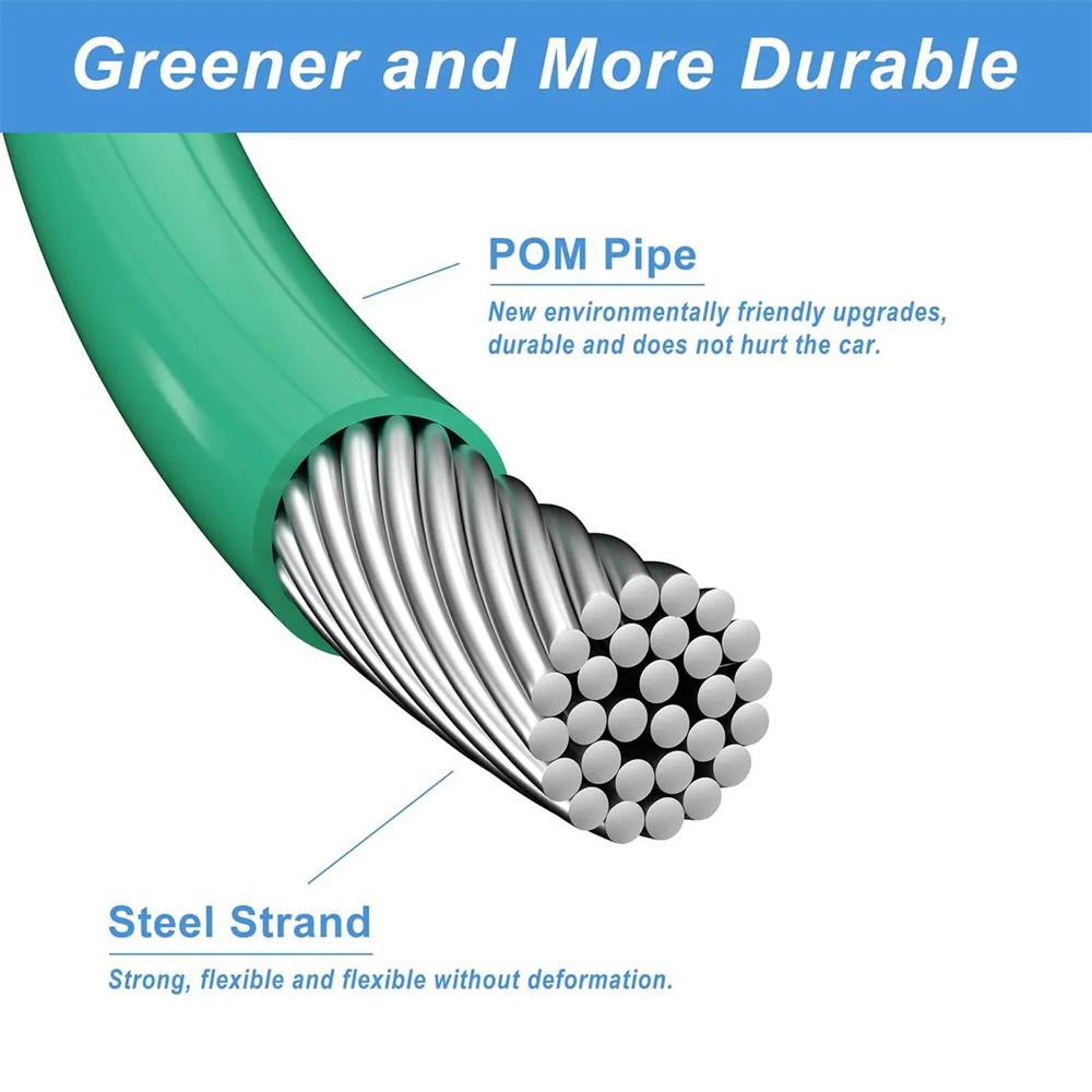 1PCS (78 inches) Car sunroof drain cleaning tool, detail car wash brush, long tube cleaner for cleaning windshield drain holes, flexible downspout drain brush, essential car gadgets for the rainy season, refrigerator drains, fish tanks