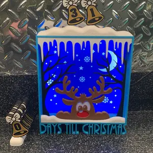 Rudolph Christmas Countdown/Advent Calendar Decoration