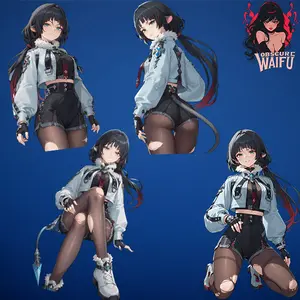 Jane Doe Zenless Zone Zero Waifu Sticker - 4 Pack