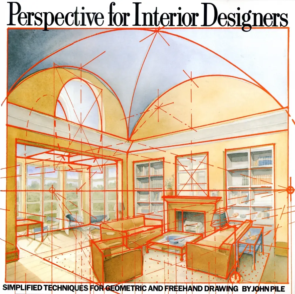 USED Book - Perspective for Interior Designers: Simplified Techniques for Geometric and FreeHand Drawing by Pile, John (Paperback) - english