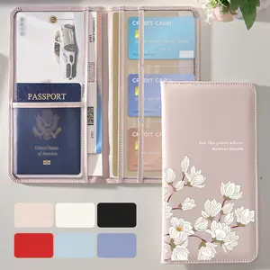 Vehicle Driver's License Document Holder, Travel Document Holder, Organizer with multiple compartments and magnetic closure for documents,driver's license,and cards, ID holder, Coin purse