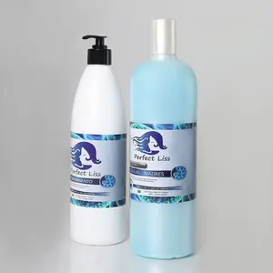 PERFECT LISS – Hair Straightening Keratin – with Deep Cleansing Shampoo, for Hair Damaged by Chemical Processes – With Vitamin E – Professional Hair Repair Treatment- Nourishment & Beauty (33 fl oz)