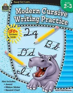 USED-Ready-Set-Learn: Modern Cursive Writing Practice Grd 2-3 by Teacher Created Resources (Paperback)