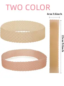 2pcs Wig Grip Band Non-Slip Silicone Wig Headband for Women, Adjustable Wig Fix, Seamless Wig Band, Elastic Wig Gripper Cap for Lace Wigs (1pac Beige and 1 pcs Brown)
