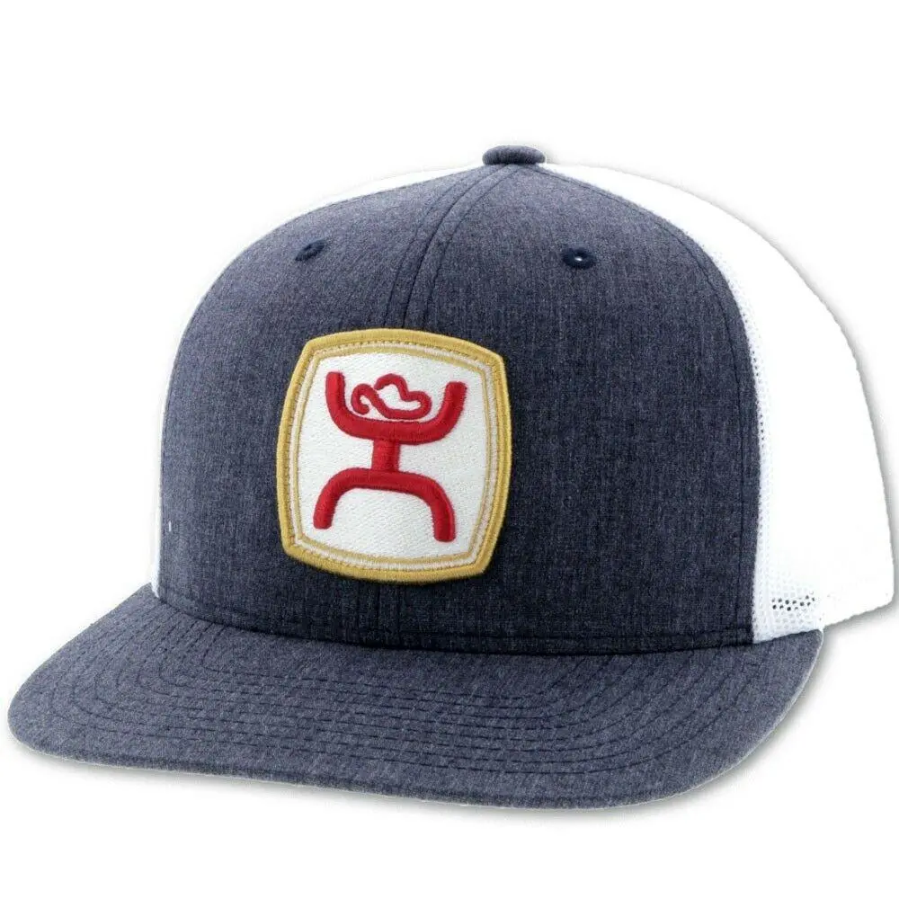 Hooey Unisex Zenith Grey & White Mesh Back Snapback Hats